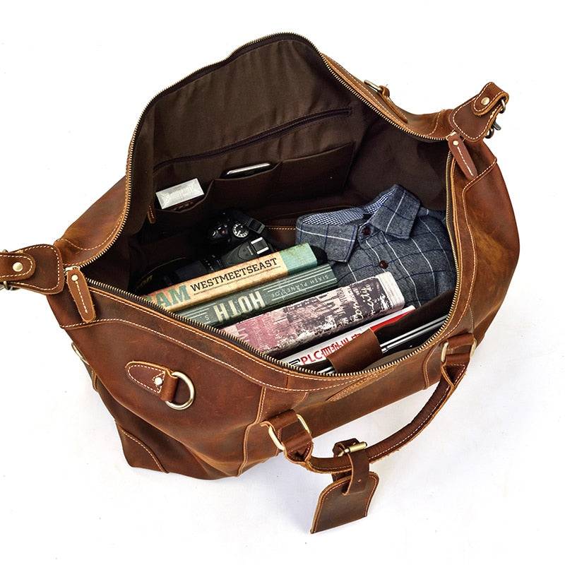Steel Horse Leather The Eira Duffle Bag - Stiles Supply Co.