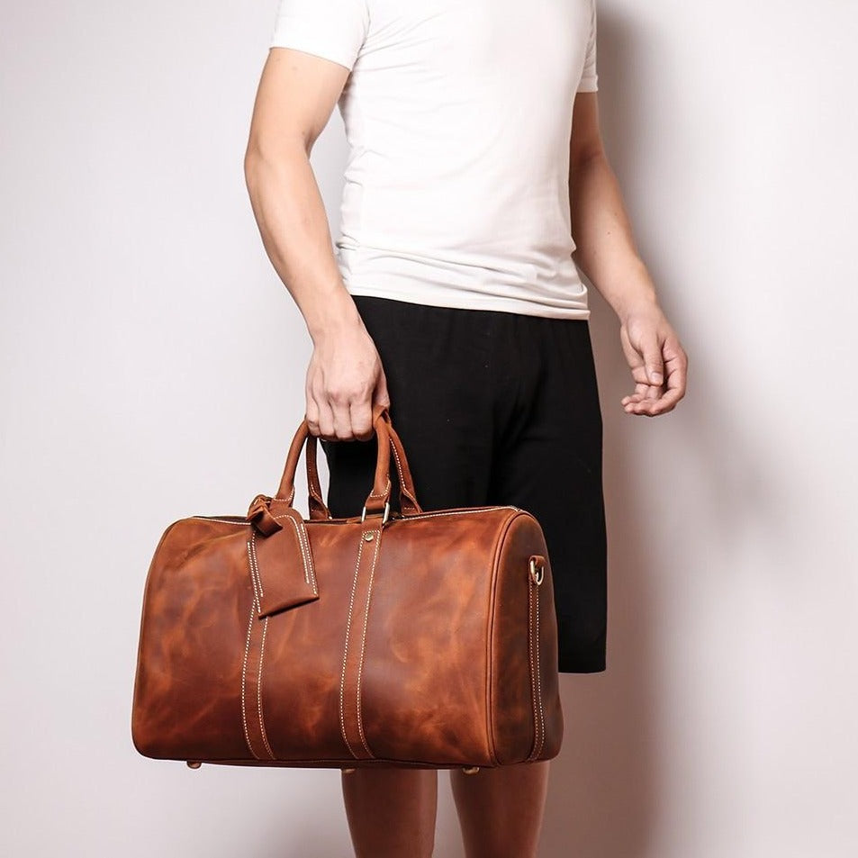 Steel Horse Leather The Brandt Small Weekender - Stiles Supply Co.