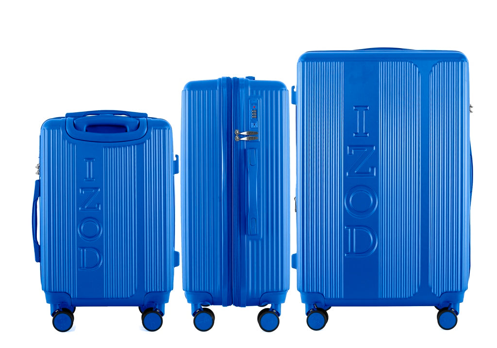 IZOD Hyman Expandable Hard shell Lightweight 3 Piece Luggage Set - Stiles Supply Co.