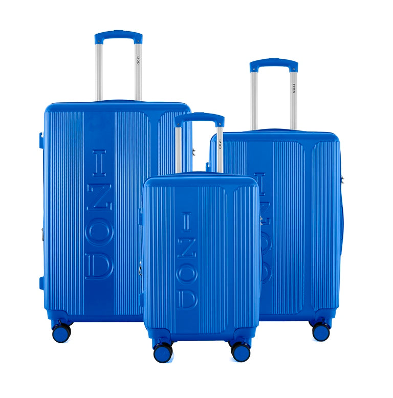 IZOD Hyman Expandable Hard shell Lightweight 3 Piece Luggage Set - Stiles Supply Co.