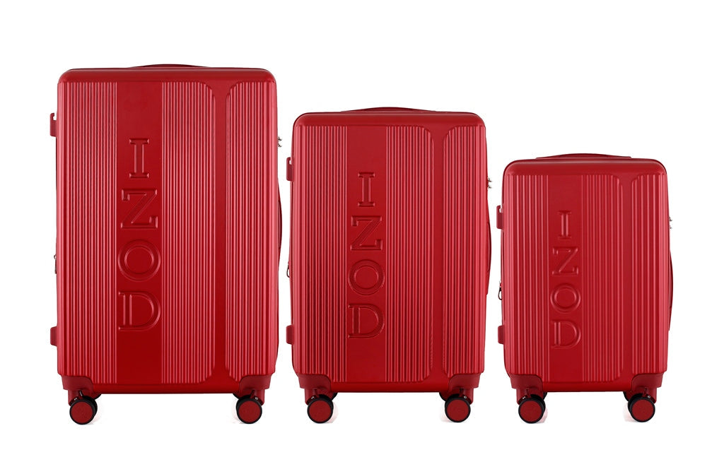 IZOD Hyman Expandable Hard shell Lightweight 3 Piece Luggage Set - Stiles Supply Co.