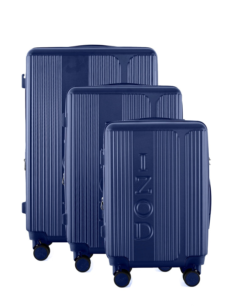 IZOD Hyman Expandable Hard shell Lightweight 3 Piece Luggage Set - Stiles Supply Co.