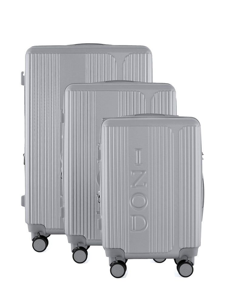 IZOD Hyman Expandable Hard shell Lightweight 3 Piece Luggage Set - Stiles Supply Co.