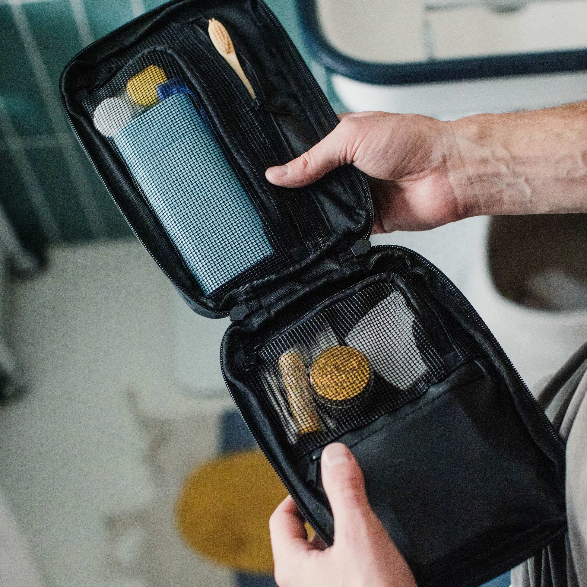 Gravel Explorer SLIM™ Toiletry Bag - Traveling Lighter - Stiles Supply Co.