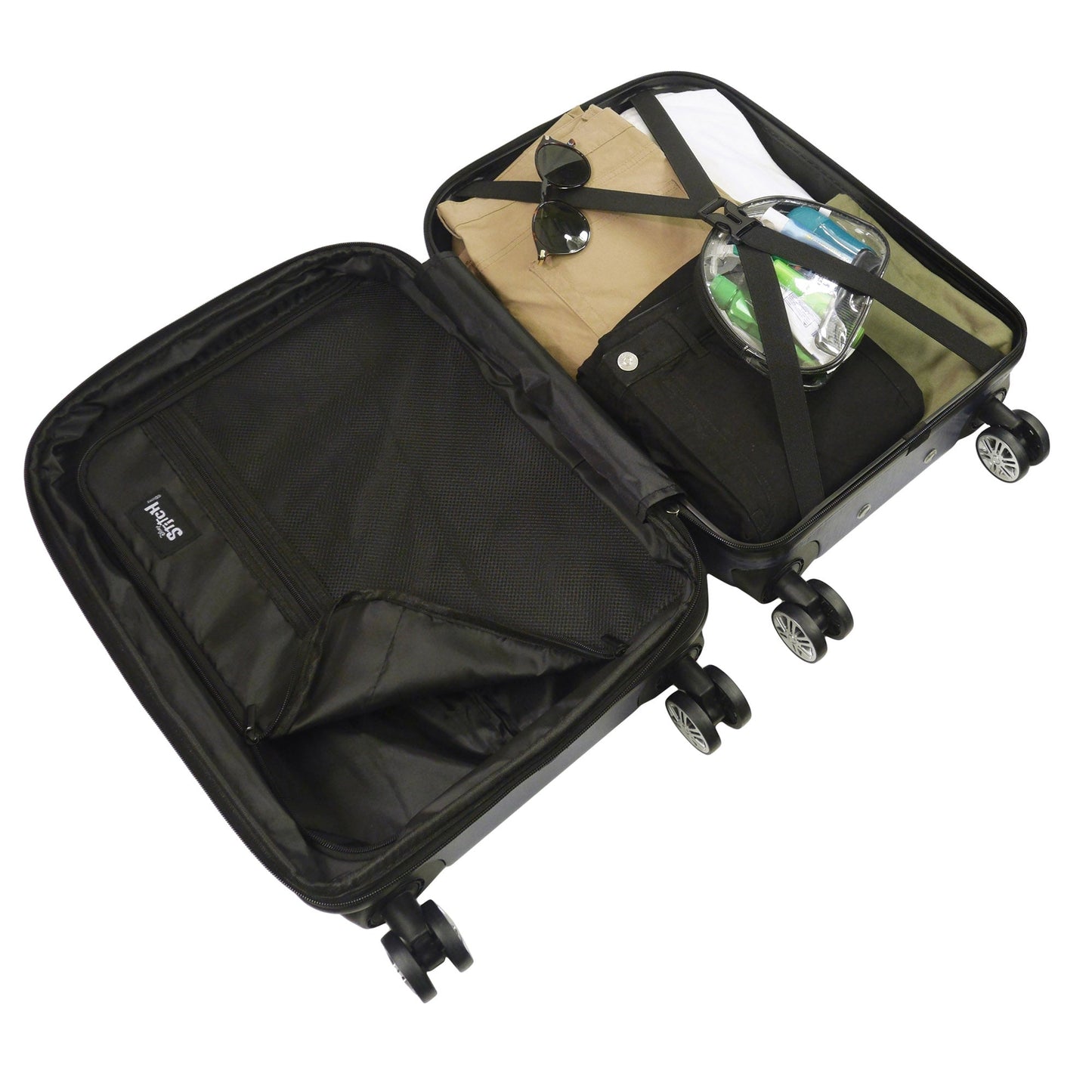 Disney Stitch Surfing 8 Wheel Hardside 22.5" Carry-On Luggage - Stiles Supply Co.