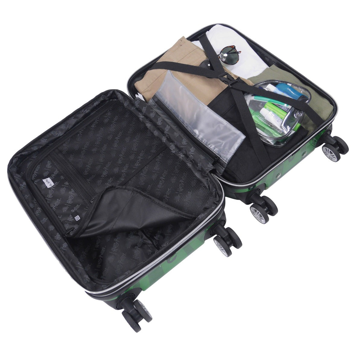 Harry Potter Slytherin 22" Carry-on Spinner Suitcase Luggage - Stiles Supply Co.