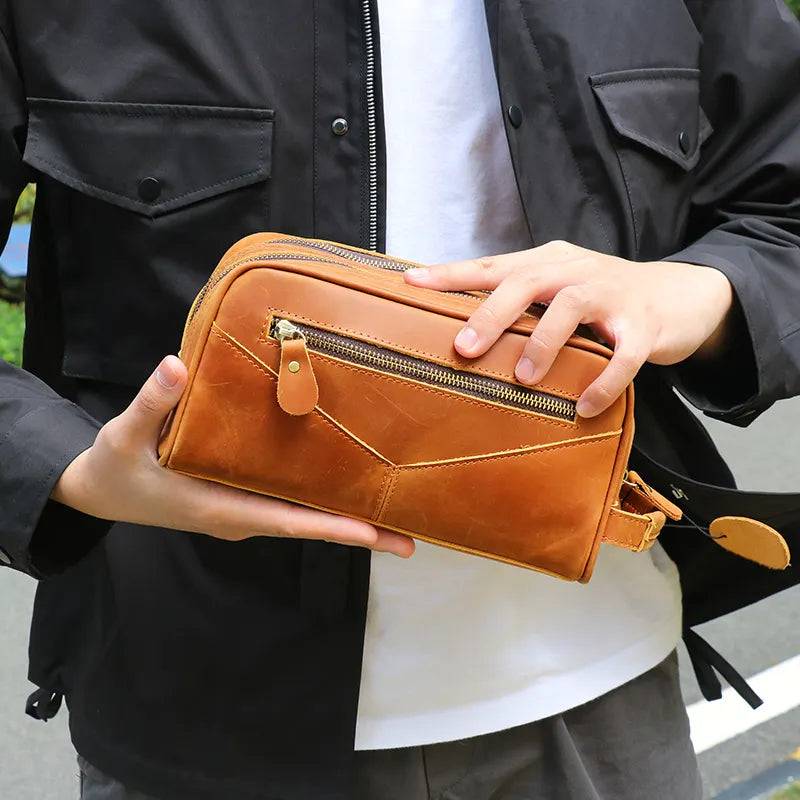 Steel Horse Leather The Nomad Toiletry Bag - Stiles Supply Co.