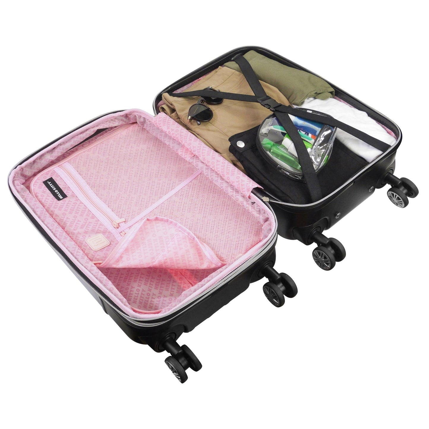 Hello Kitty Ful 21" Hard-sided Spinner Carry-on Luggage Black - Stiles Supply Co.