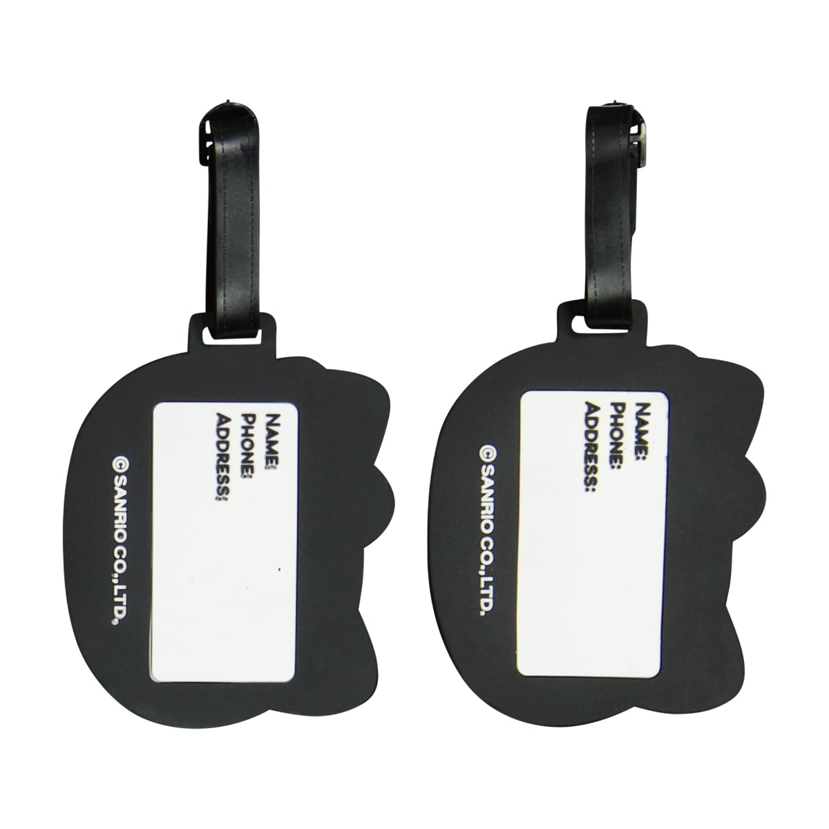 Hello Kitty Head 2-Piece White Luggage Tag Set - Stiles Supply Co.