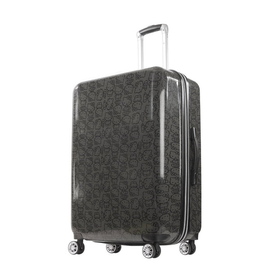 Hello Kitty Pose All Over 29.5" Hard-Sided Luggage Black - Stiles Supply Co.