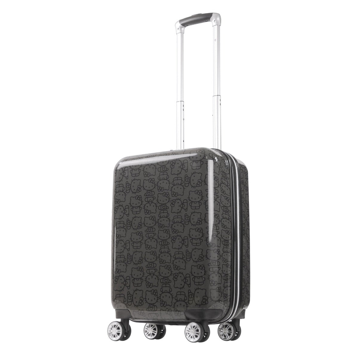 Hello Kitty Pose All Over 22" Hard-Sided Luggage Black - Stiles Supply Co.