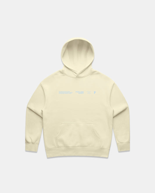 Women's Sueded Slogan Hoodie - Butter
