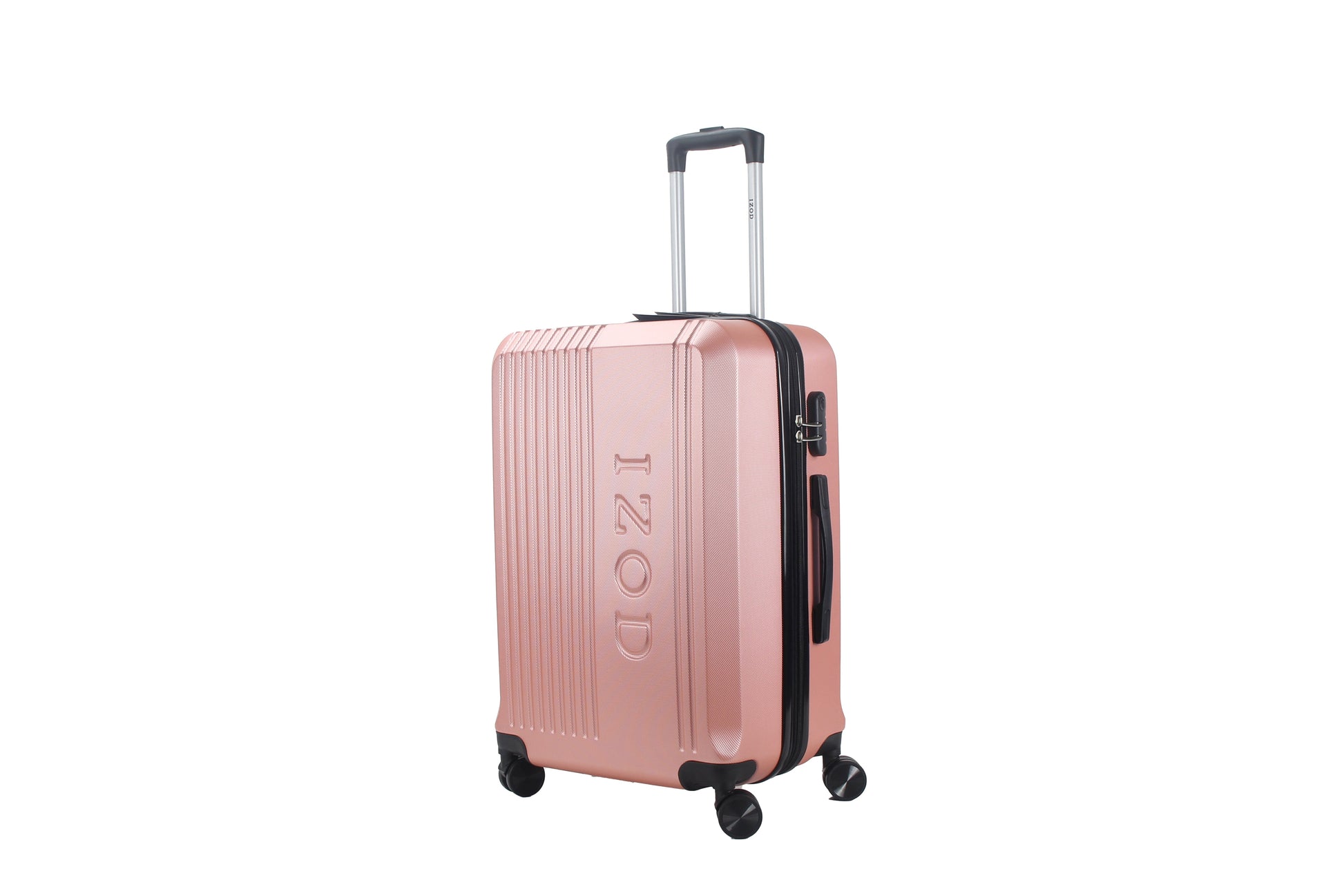 IZOD Zane Expandable Hard shell Lightweight 3 Piece Luggage Set - Stiles Supply Co.