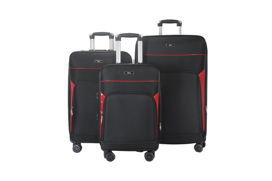 Mirage Jane Soft Shell Lightweight Expandable 3 Piece Luggage Set - Stiles Supply Co.