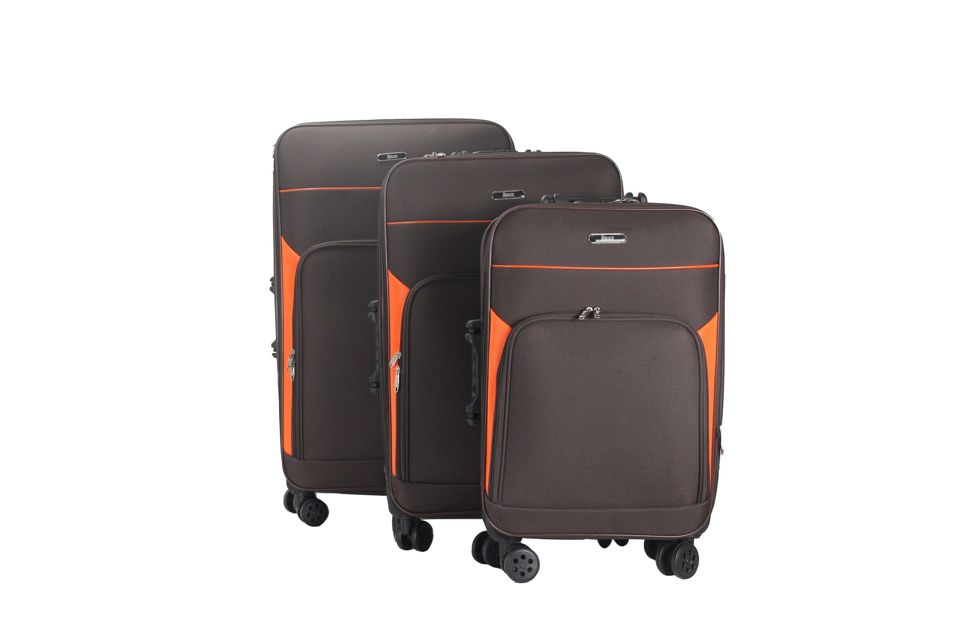 Mirage Jane Soft Shell Lightweight Expandable 3 Piece Luggage Set - Stiles Supply Co.