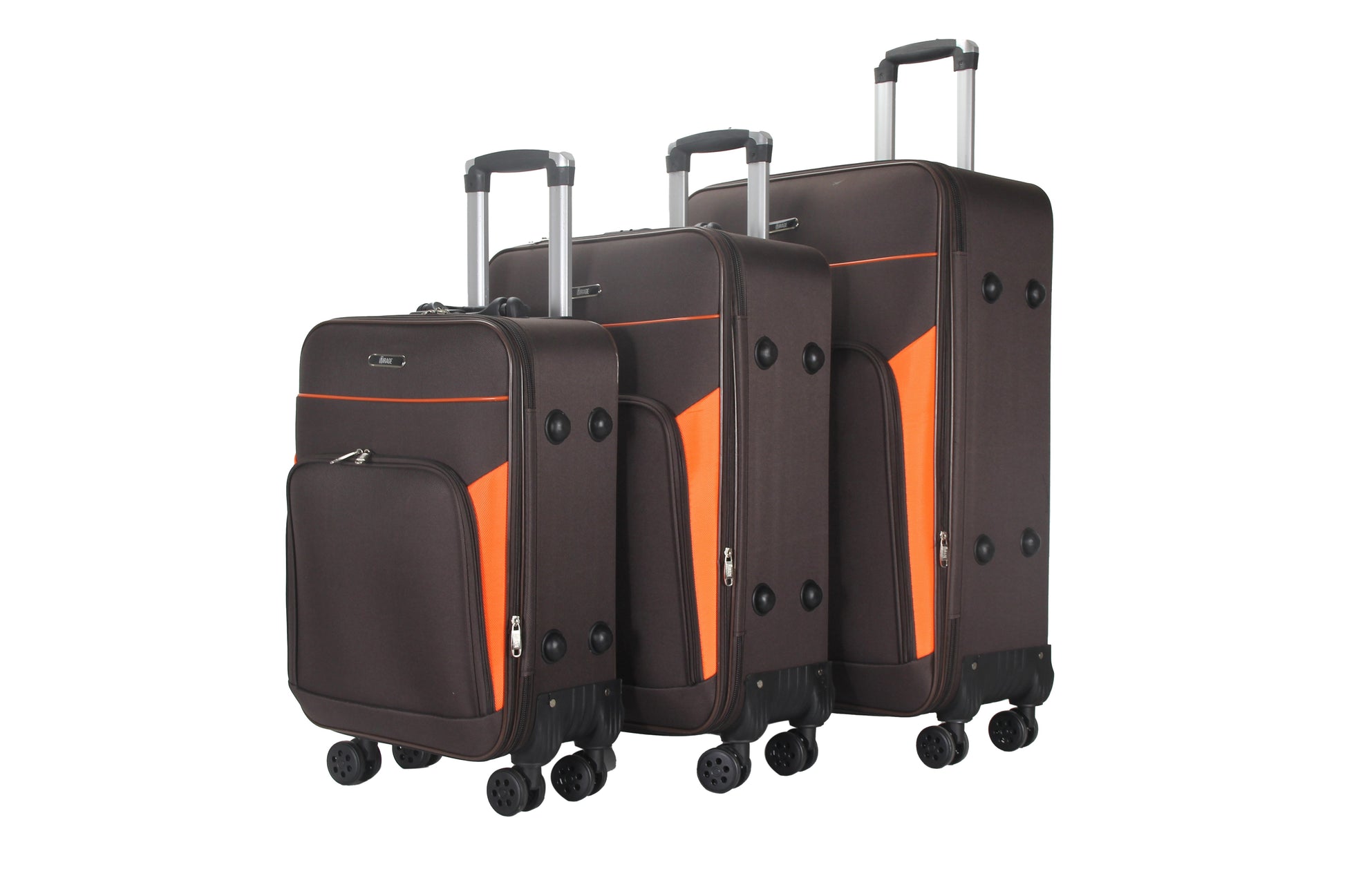 Mirage Jane Soft Shell Lightweight Expandable 3 Piece Luggage Set - Stiles Supply Co.
