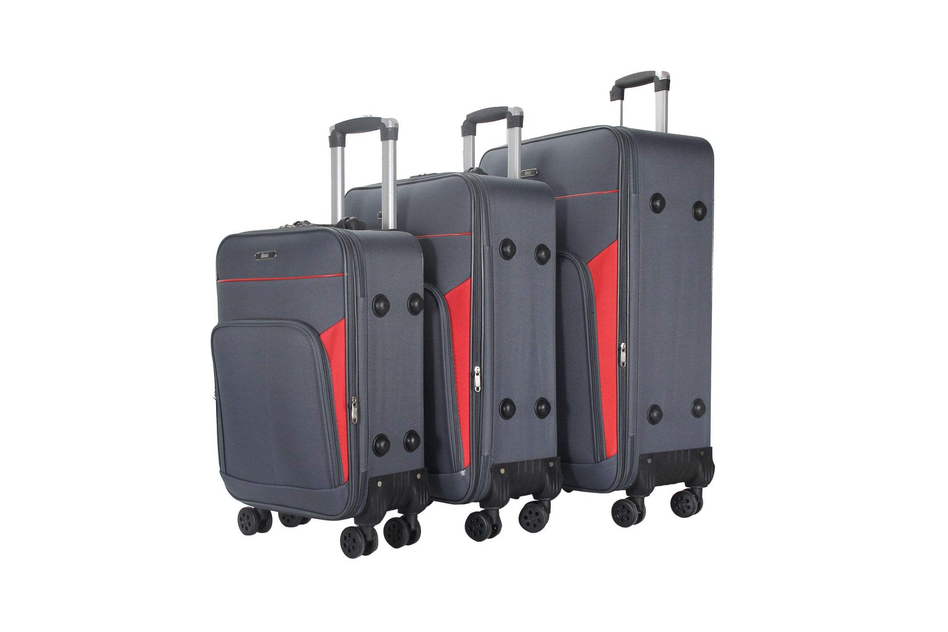 Mirage Jane Soft Shell Lightweight Expandable 3 Piece Luggage Set - Stiles Supply Co.