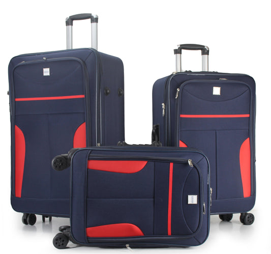 IZOD Janna Soft Shell Lightweight Expandable 3 Piece Luggage Set - Stiles Supply Co.