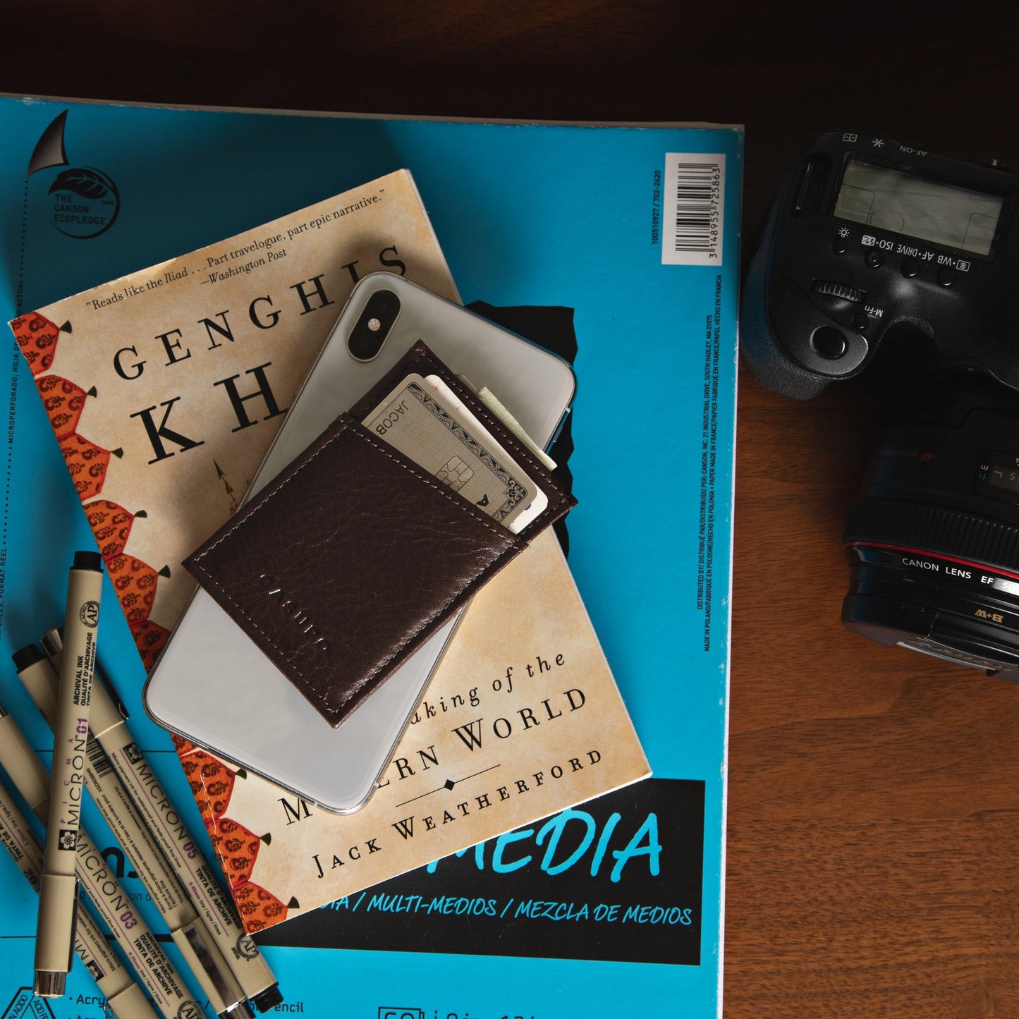 CASUPO Minimalist Wallet With RFID Protection - Pink