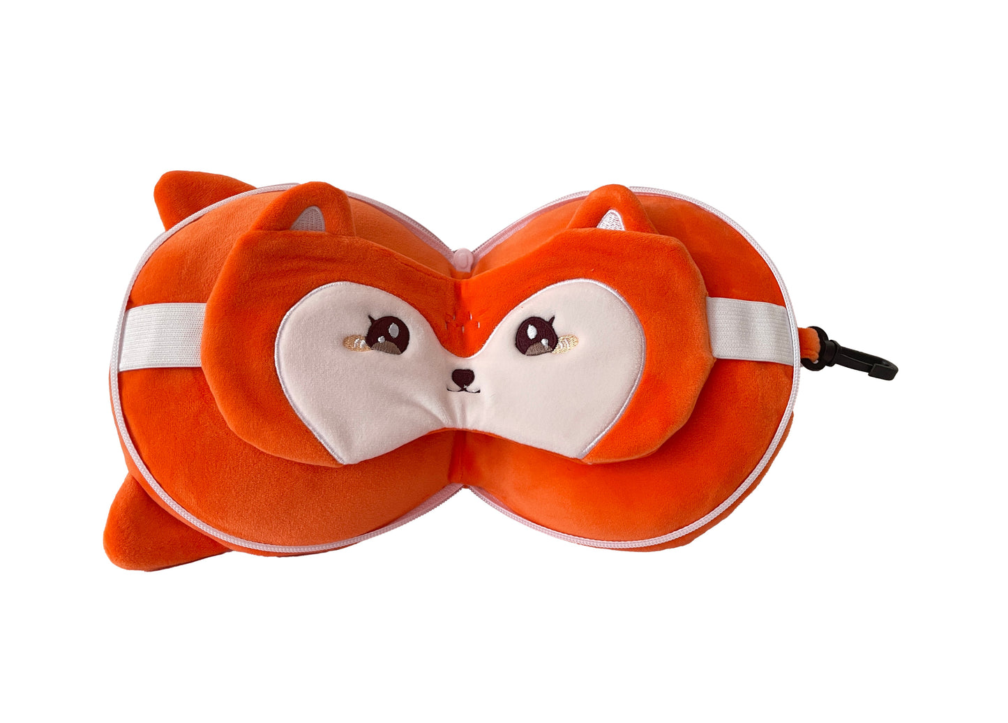 Mirage Kids 2-in-1 Travel Pillow and Eye Mask Animal Plush Soft Eye Mask Blindfold for Sleeping - Stiles Supply Co.
