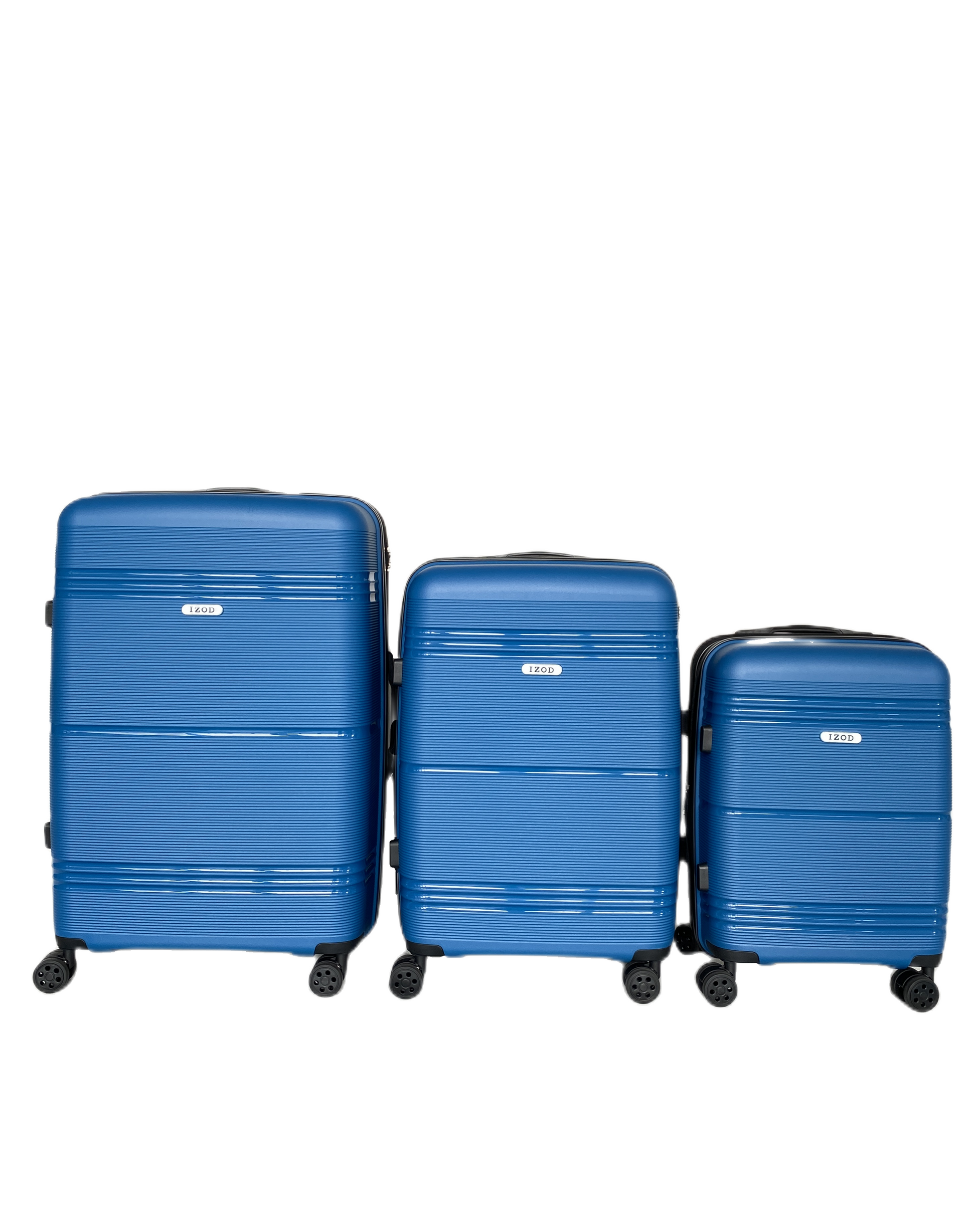 IZOD Legna Hard shell Expandable Lightweight 3 Piece Luggage Set - Stiles Supply Co.