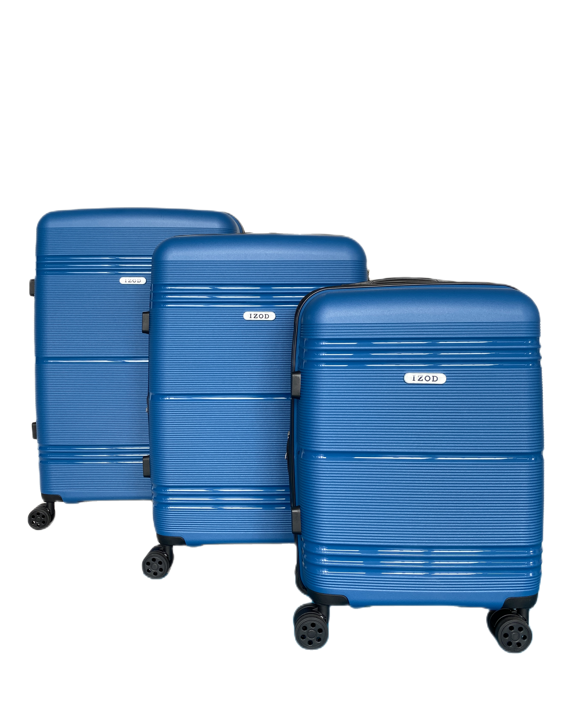 IZOD Legna Hard shell Expandable Lightweight 3 Piece Luggage Set - Stiles Supply Co.