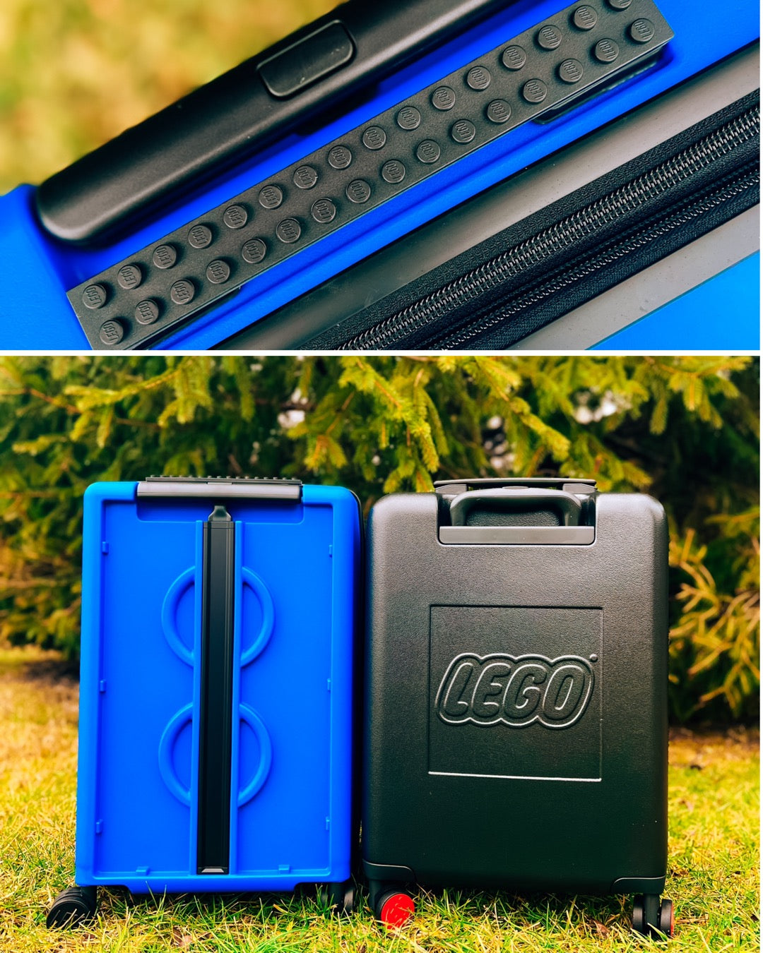 LEGO® Signature Brick Blue 22" Carry-on Luggage - Stiles Supply Co.
