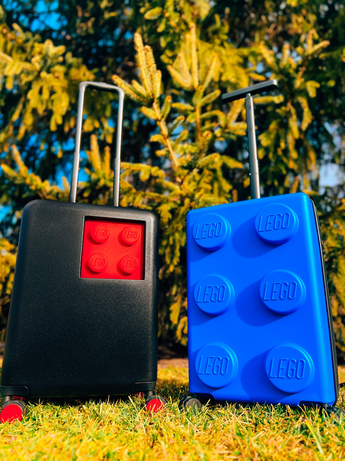 LEGO® Signature Brick Blue 22" Carry-on Luggage - Stiles Supply Co.