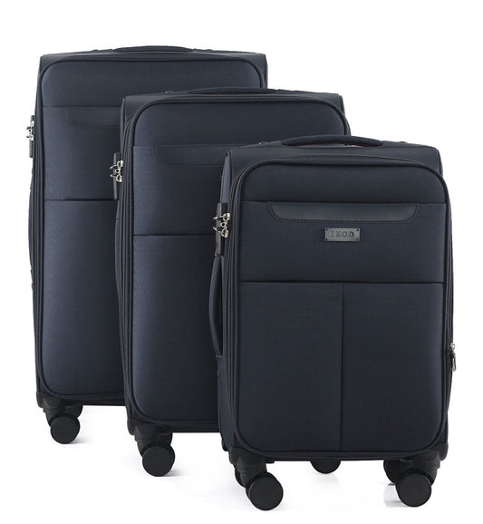IZOD Liam Soft Shell Lightweight Expandable 3 Piece Luggage Set - Stiles Supply Co.