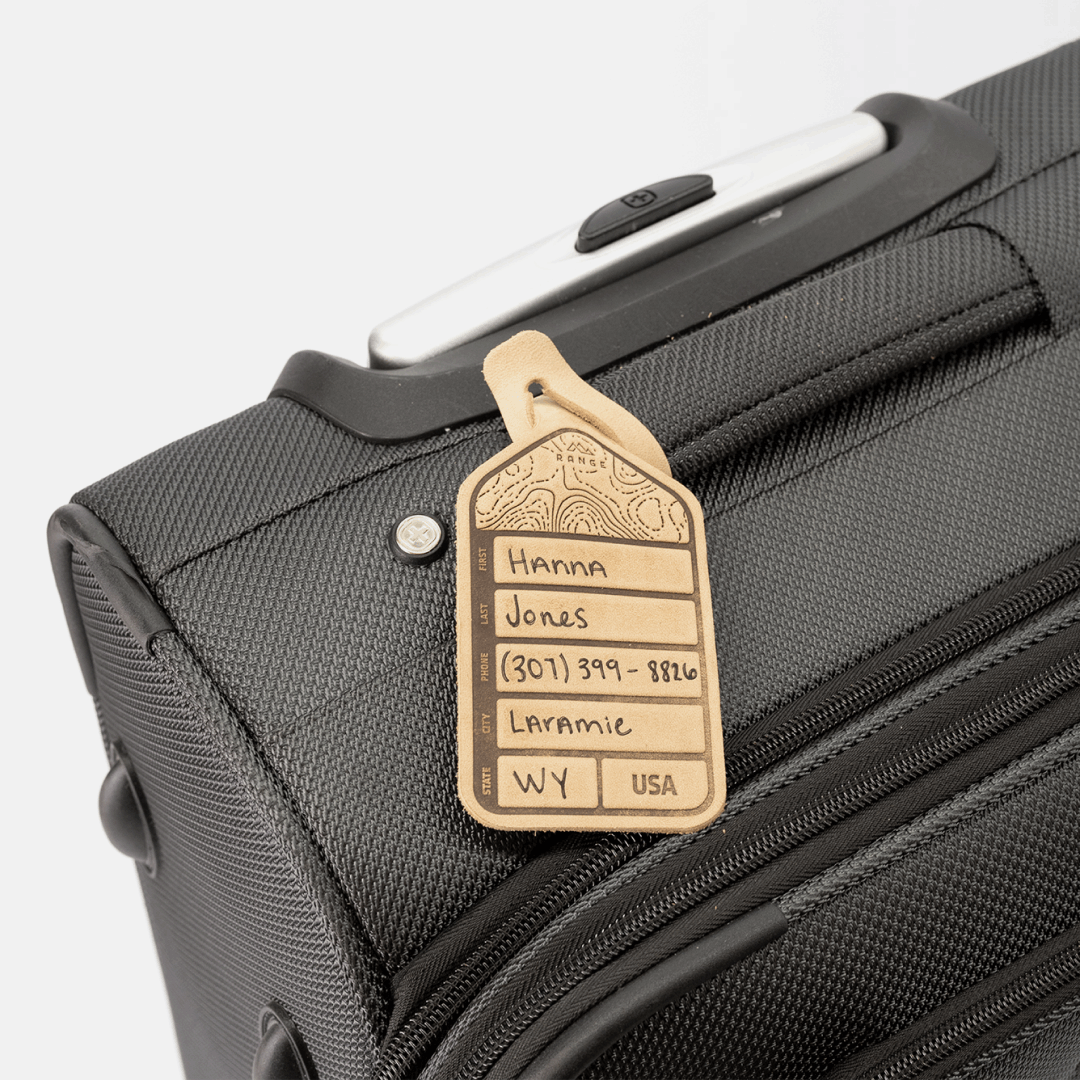 Range Leather Luggage Tag