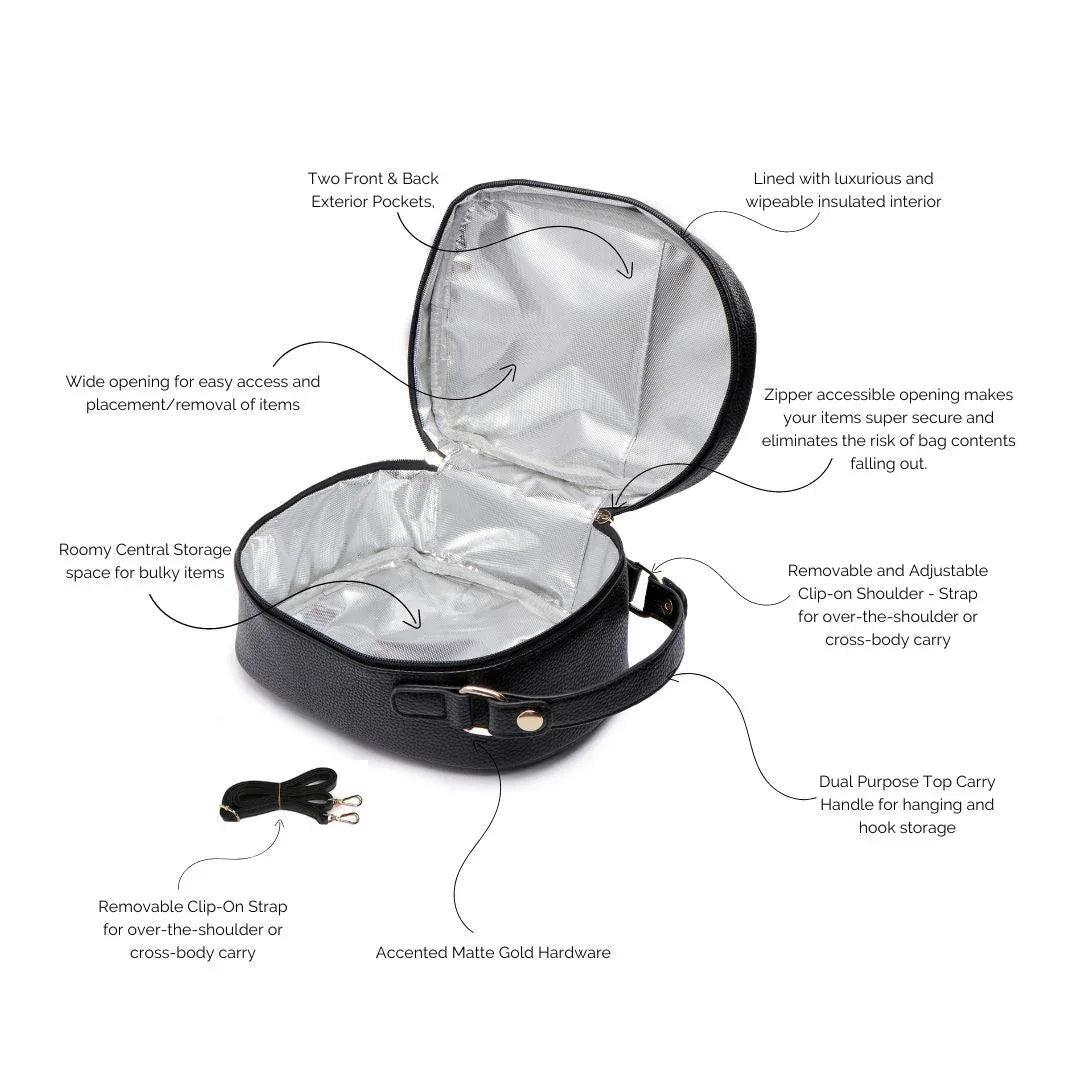 Luli Bebe Classic Snack Bag | Ebony Black