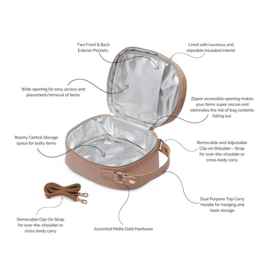 Luli Bebe Classic Snack Bag | Latte Brown