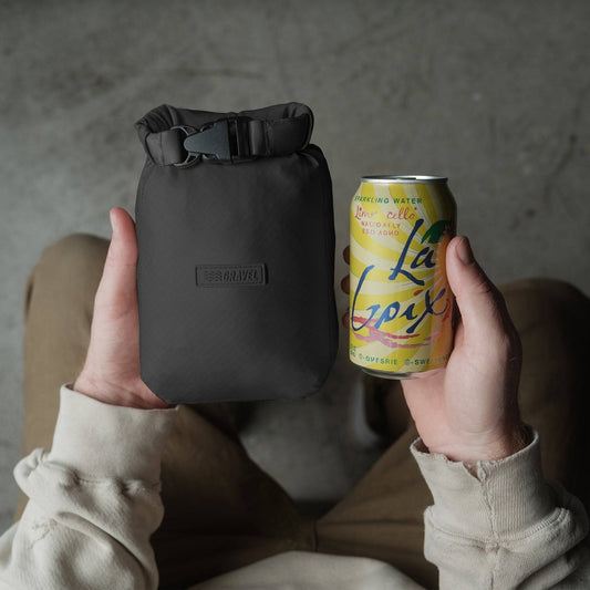 Gravel Layover™ Travel Blanket - Packable & Puffy | Black - Stiles Supply Co.