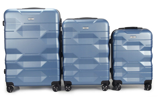 Mirage Maggie ABS Hard shell 3 Piece Luggage Set - Stiles Supply Co.