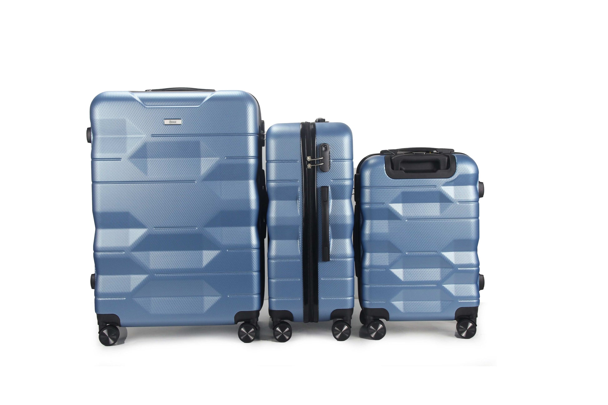 Mirage Maggie ABS Hard shell 3 Piece Luggage Set - Stiles Supply Co.