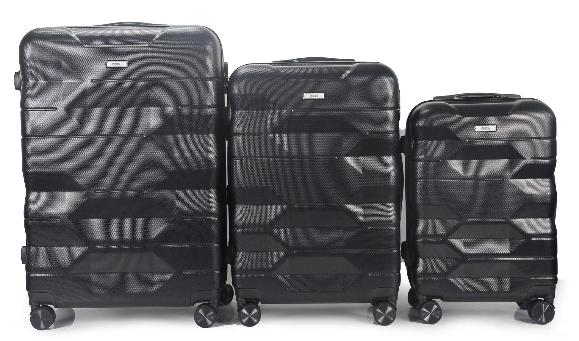 Mirage Maggie ABS Hard shell 3 Piece Luggage Set - Stiles Supply Co.