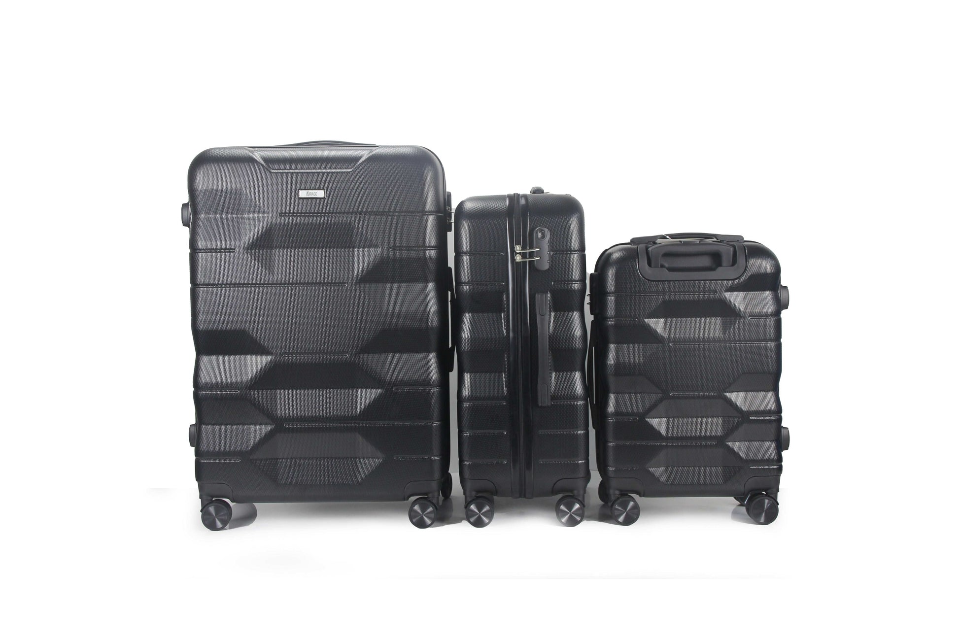 Mirage Maggie ABS Hard shell 3 Piece Luggage Set - Stiles Supply Co.