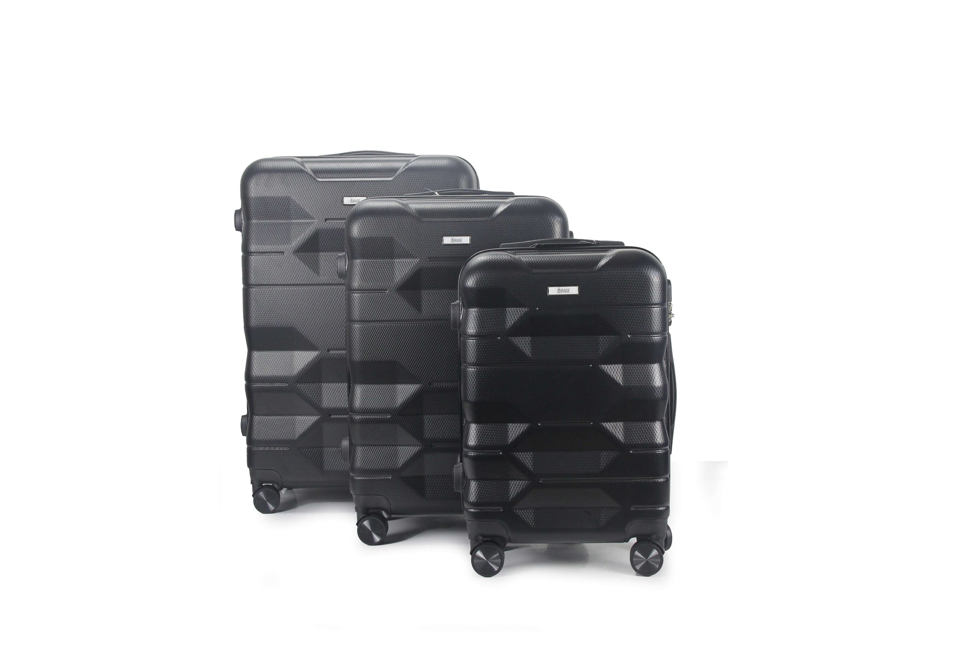 Mirage Maggie ABS Hard shell 3 Piece Luggage Set - Stiles Supply Co.