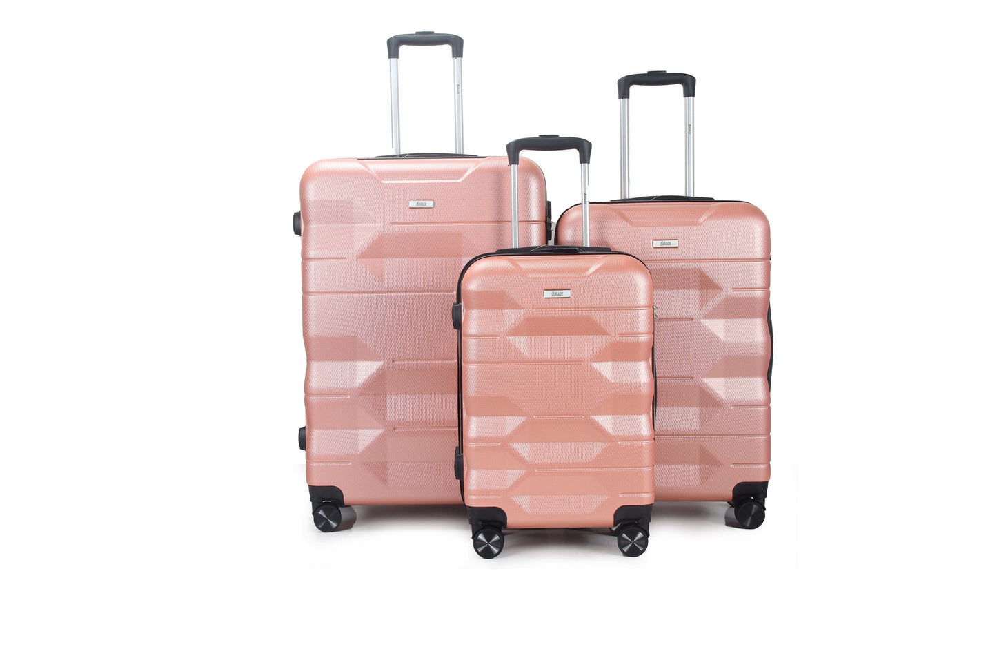Mirage Maggie ABS Hard shell 3 Piece Luggage Set - Stiles Supply Co.