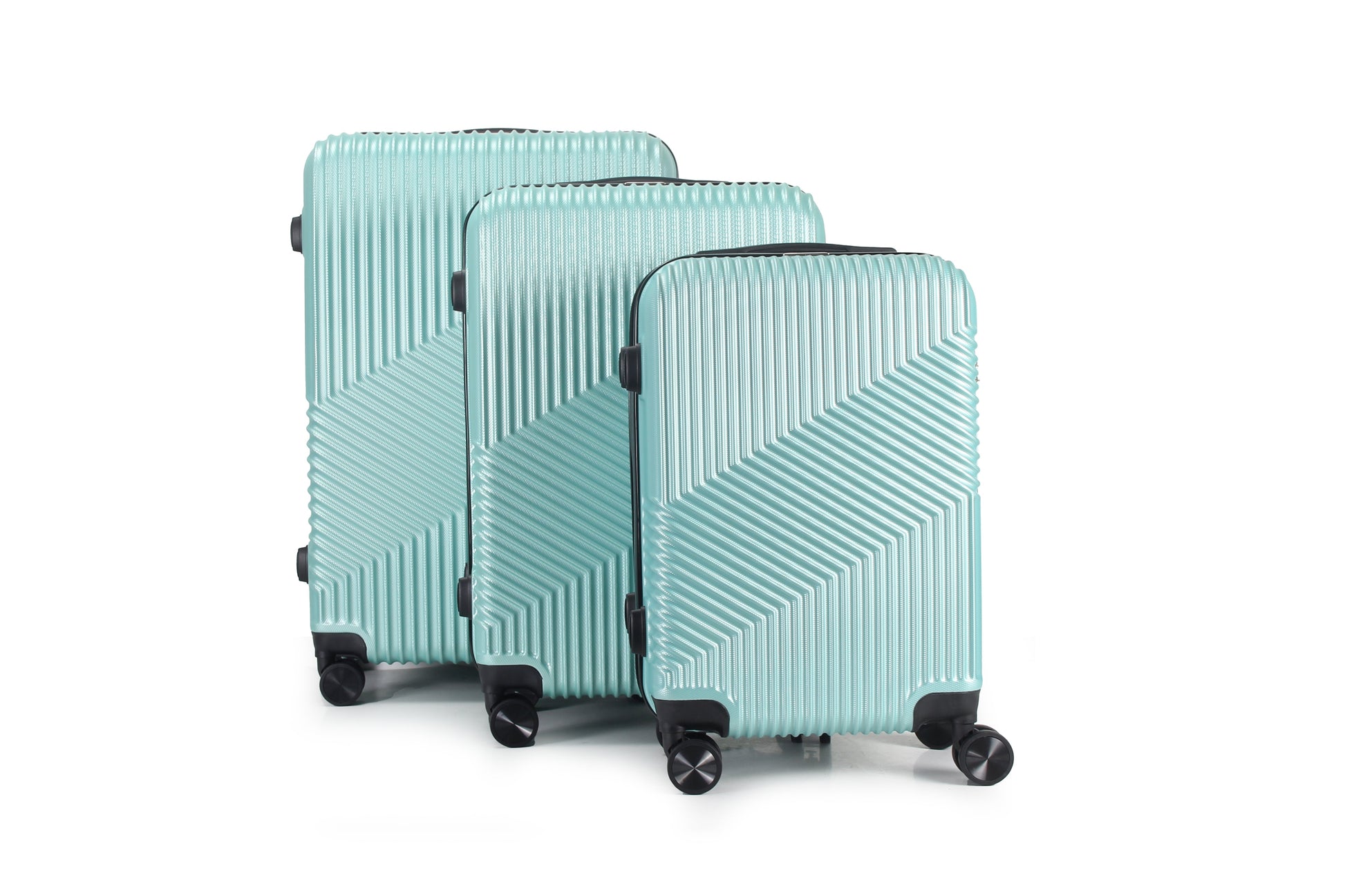 Mirage Aida Hard shell Lightweight 3 Piece Luggage Set - Stiles Supply Co.