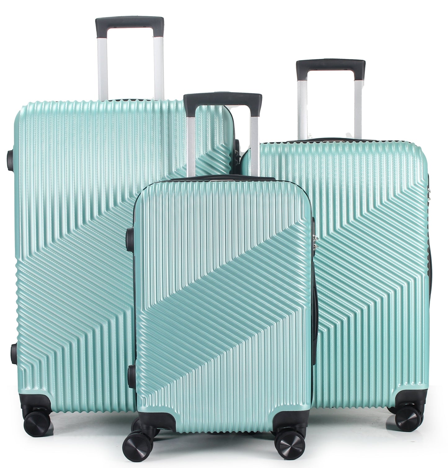 Mirage Aida Hard shell Lightweight 3 Piece Luggage Set - Stiles Supply Co.