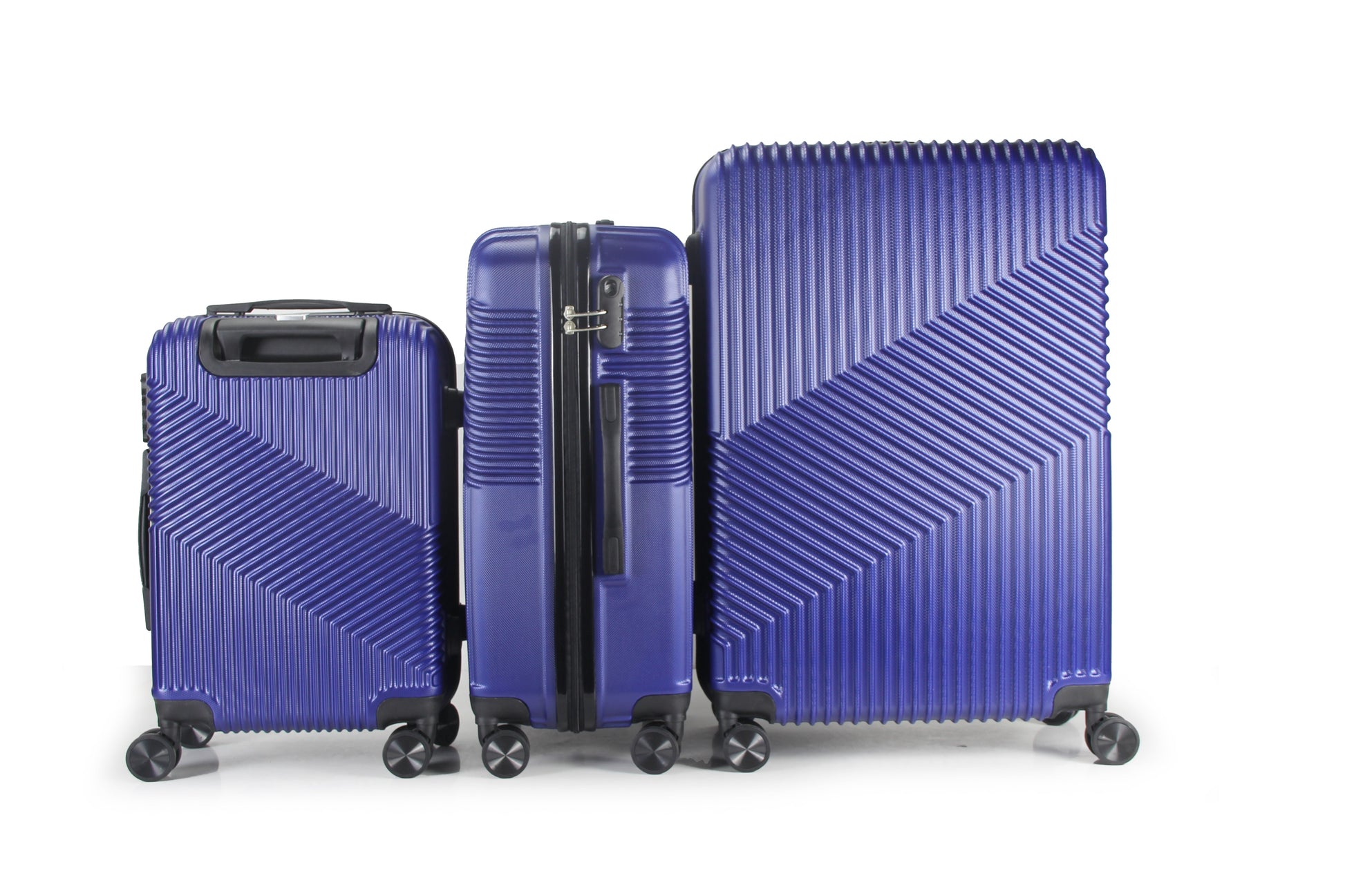 Mirage Aida Hard shell Lightweight 3 Piece Luggage Set - Stiles Supply Co.