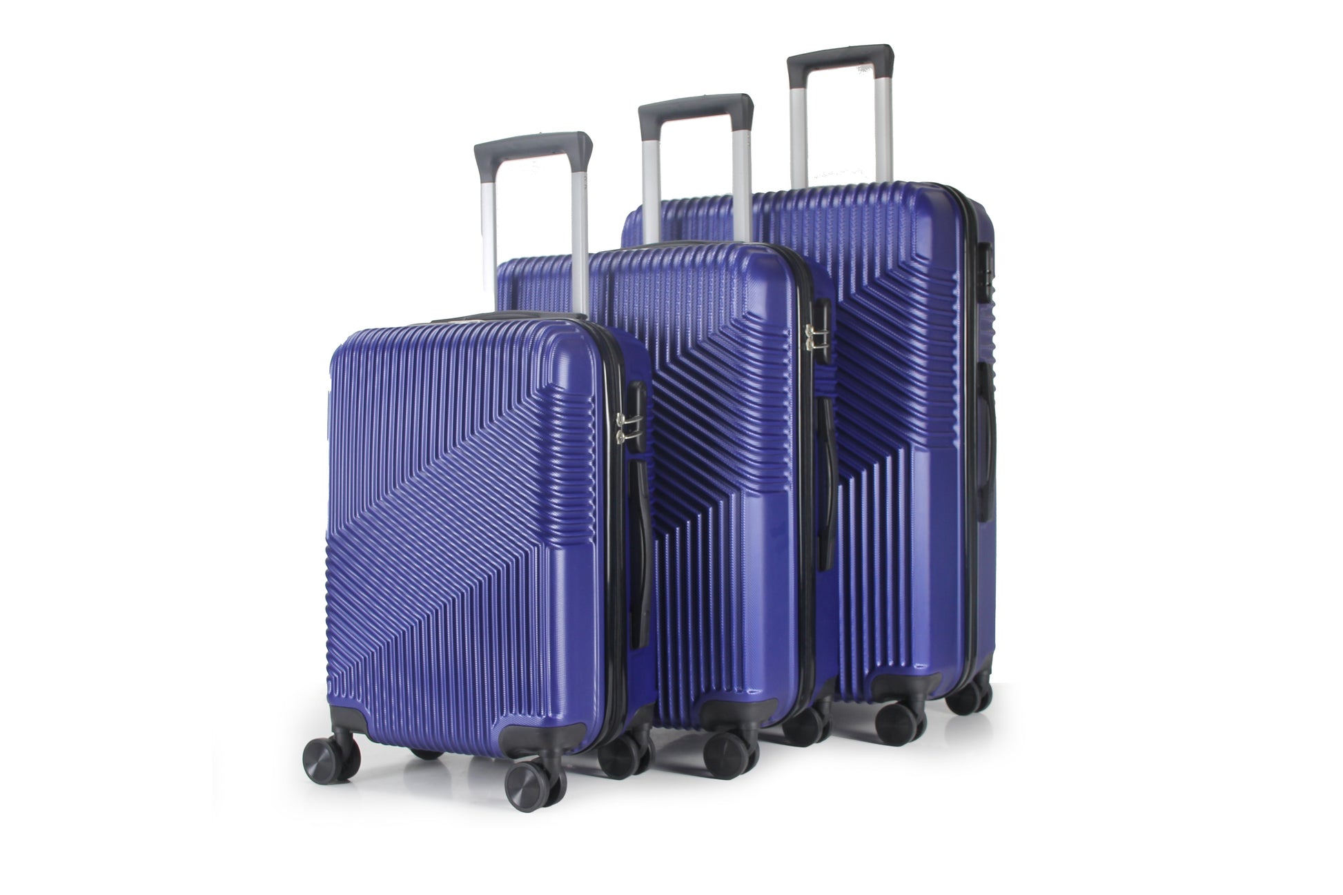 Mirage Aida Hard shell Lightweight 3 Piece Luggage Set - Stiles Supply Co.