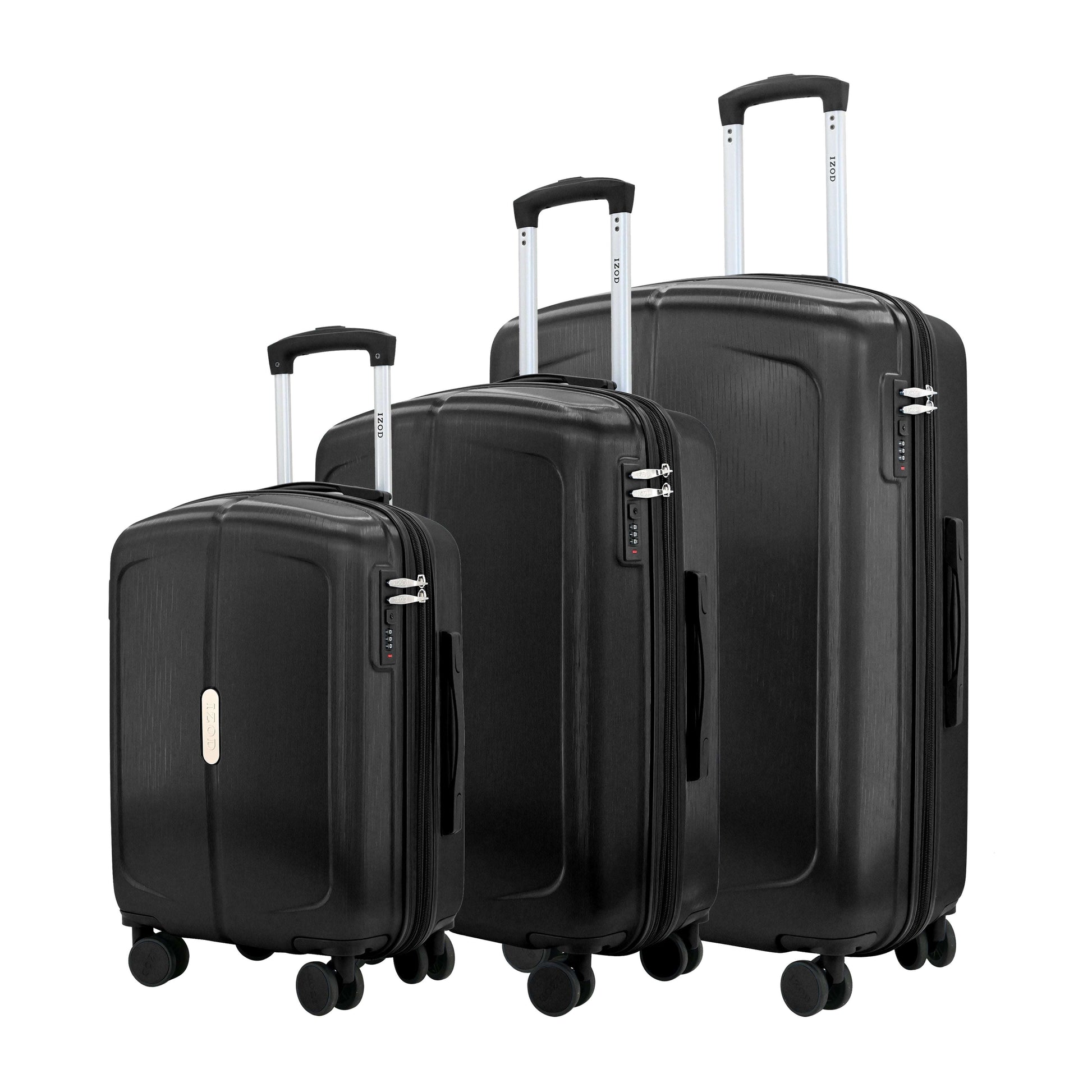 IZOD Mateo Travel 3 Piece Luggage Set - Stiles Supply Co.