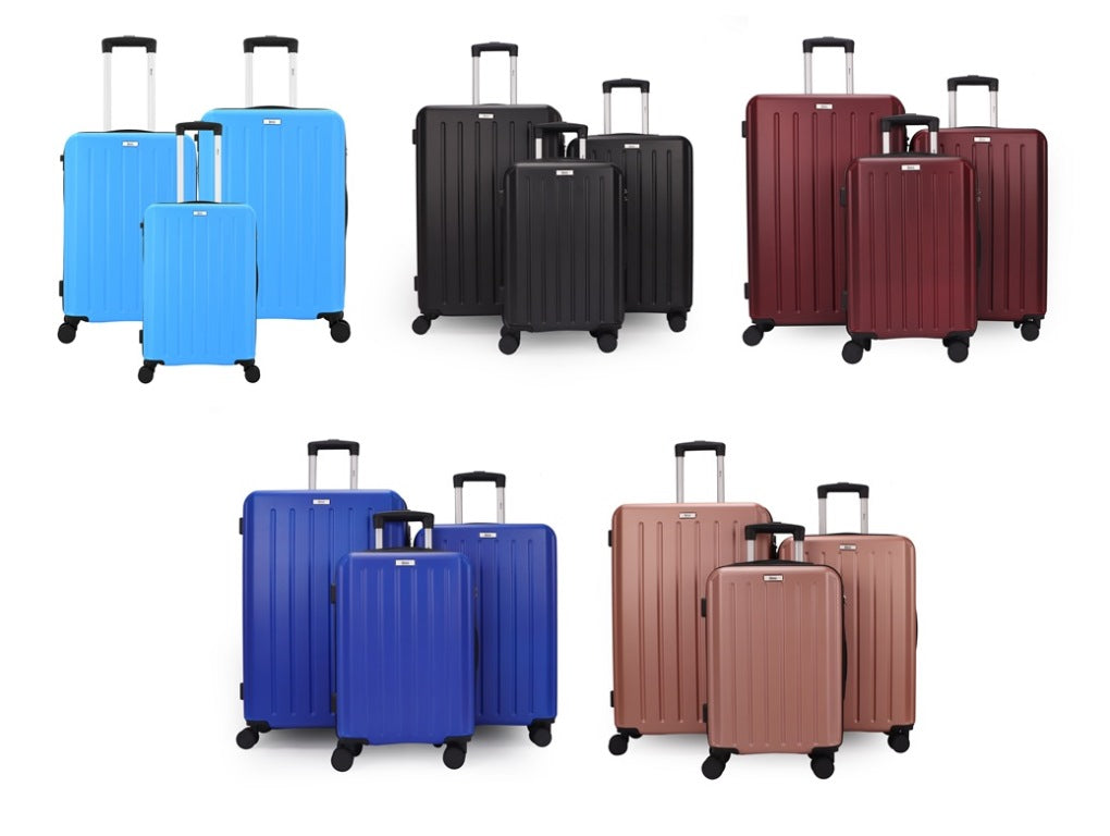 Mirage Noble Hard Shell Lightweight 3 Piece Luggage Set - Stiles Supply Co.