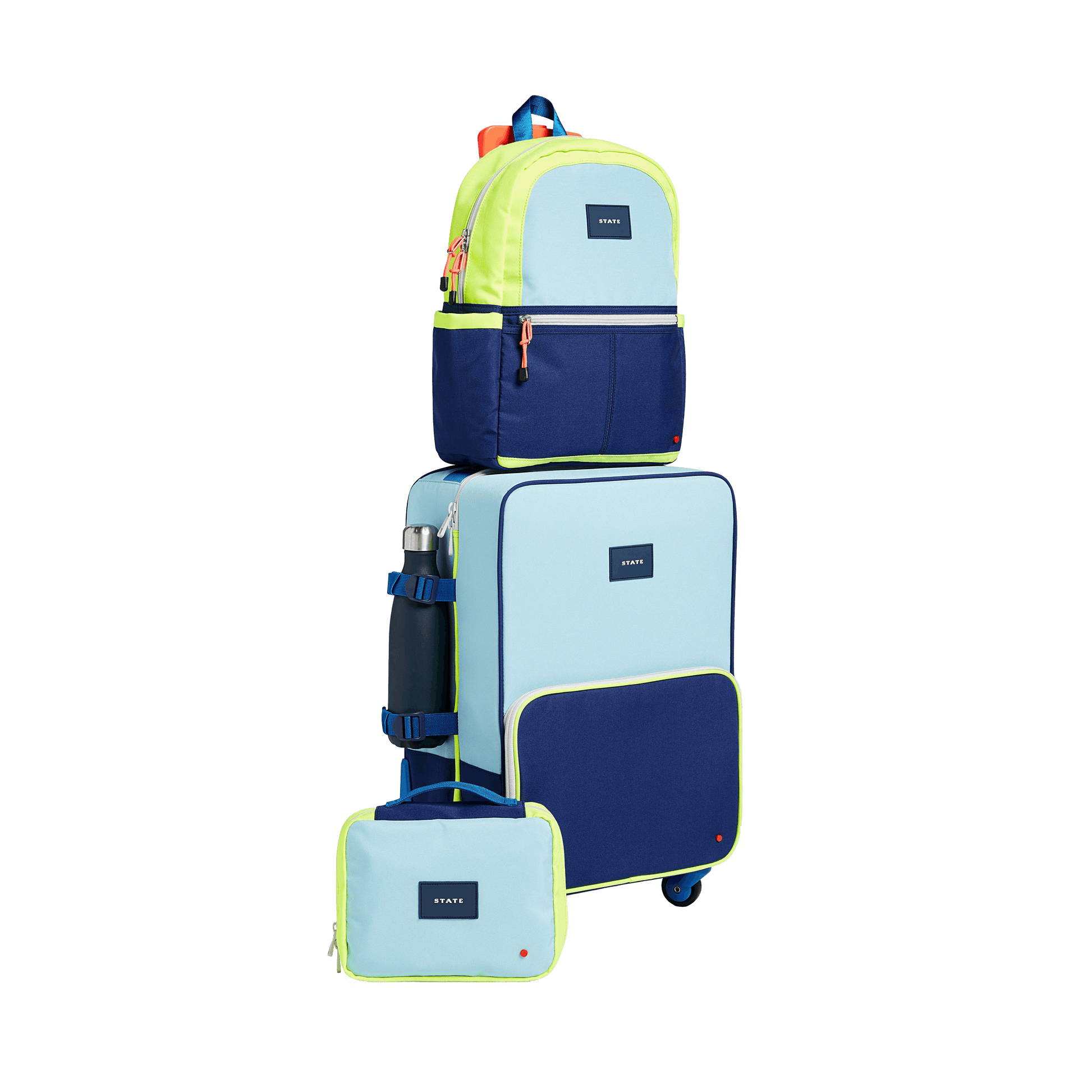 State Bags Navy Logan Carry-On Suitcase | Kids - Stiles Supply Co.