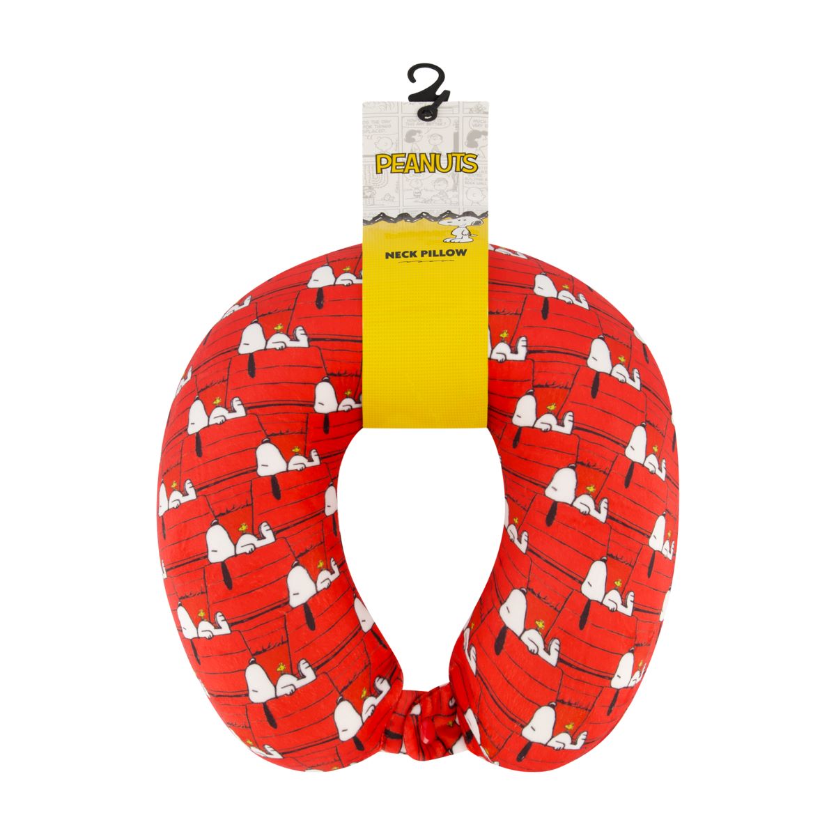 Peanuts Snoopy Dog House Memory Foam Travel Neck Pillow - Stiles Supply Co.