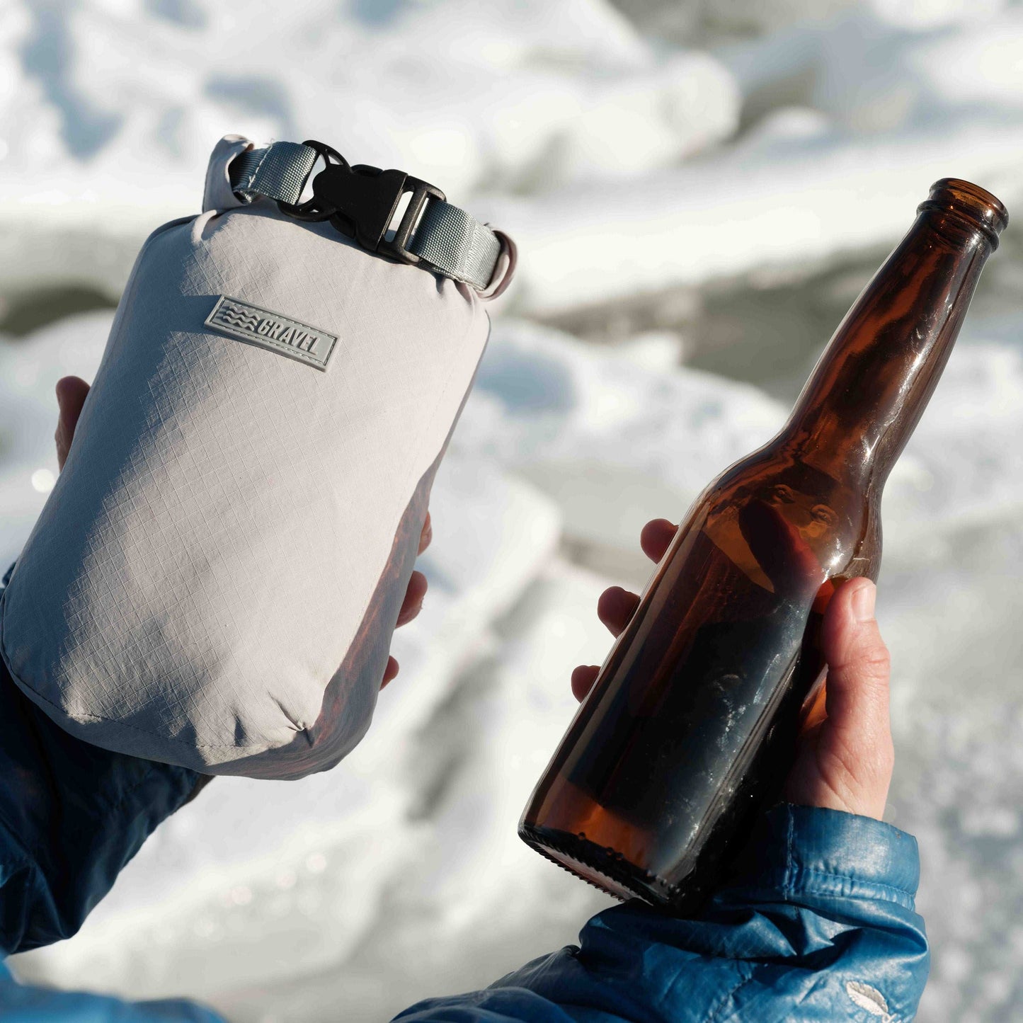 Gravel Layover™ Travel Blanket - Packable & Puffy | Gray - Stiles Supply Co.