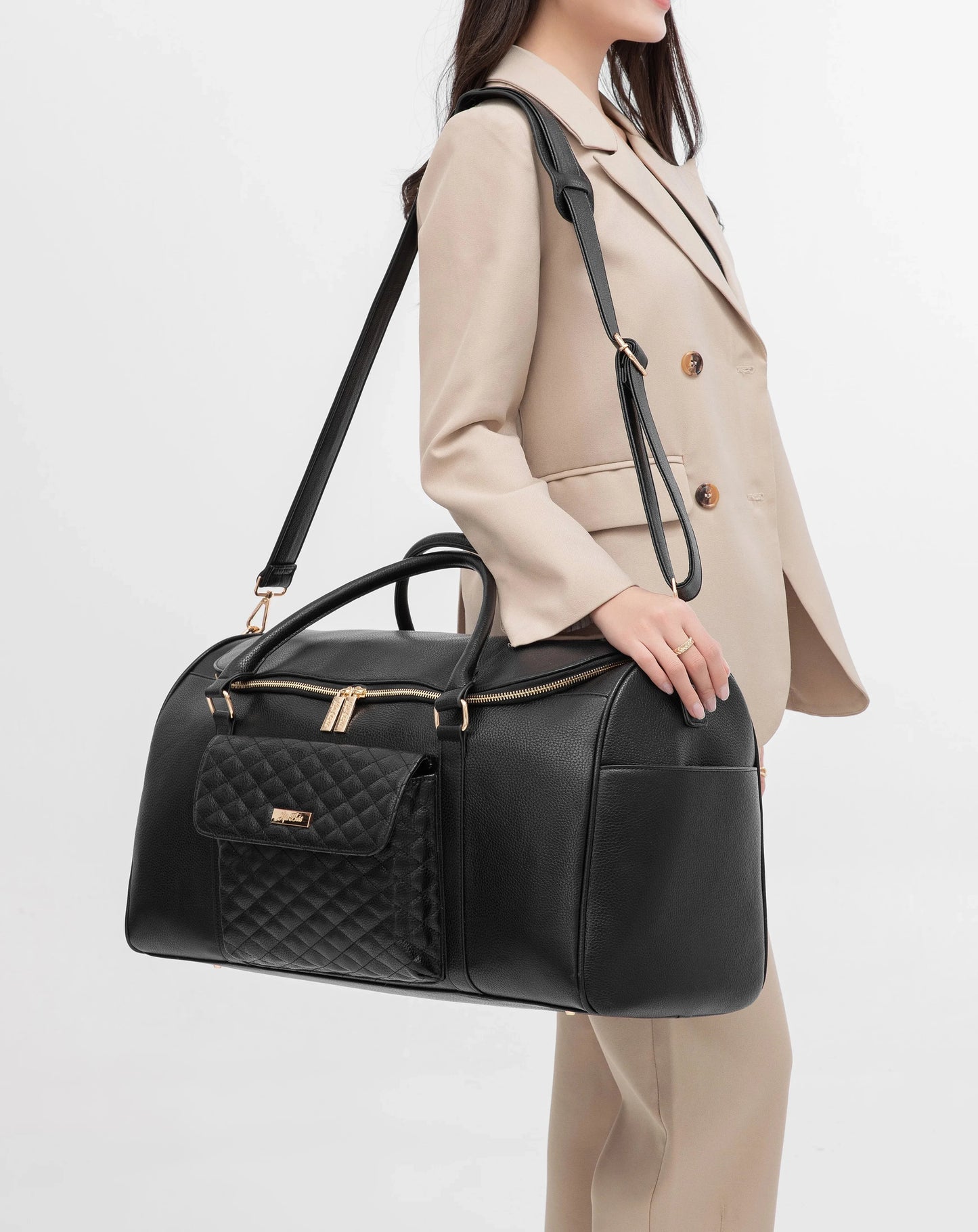Luli Bebe Weekender Travel Bag | Ebony Black