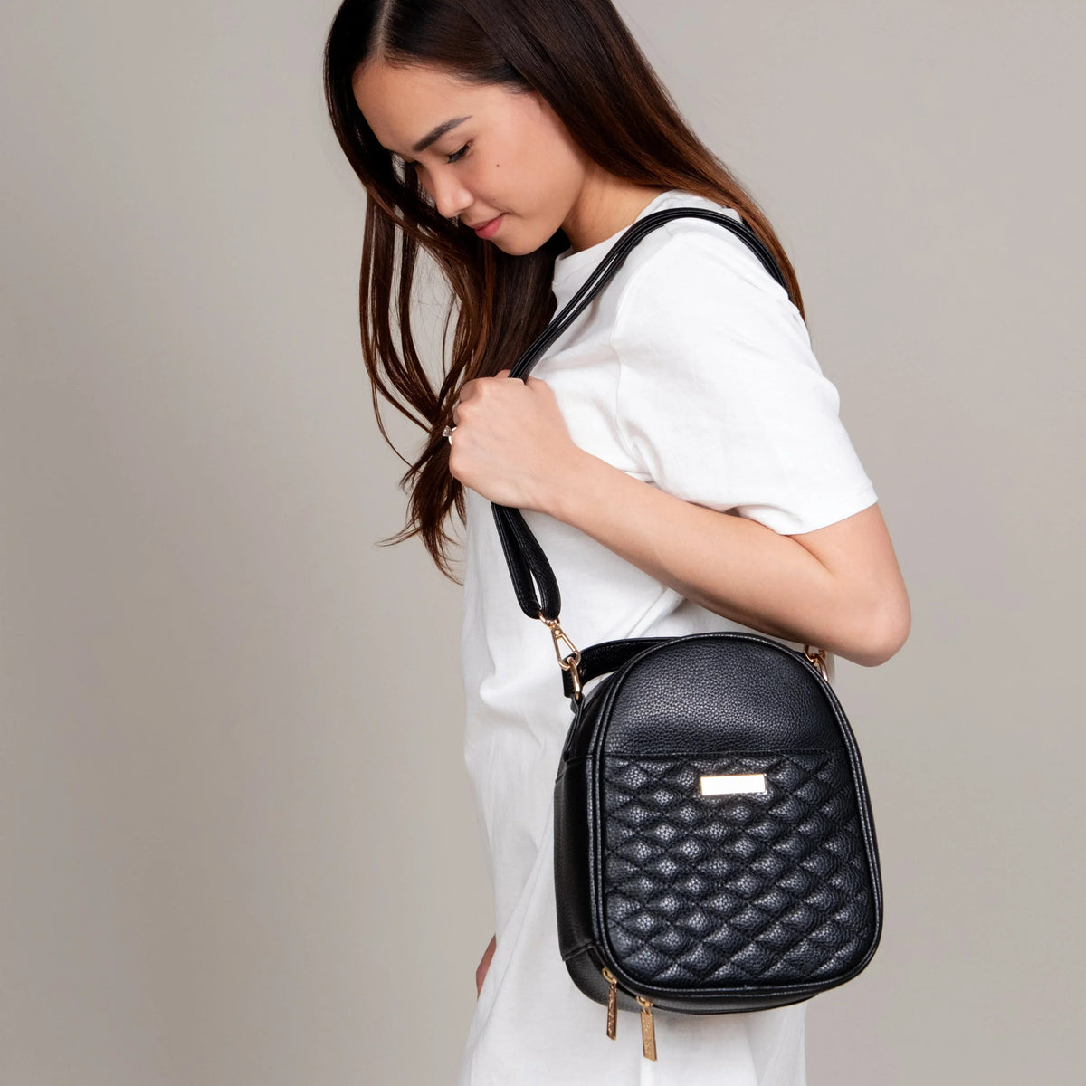Luli Bebe Classic Snack Bag | Ebony Black